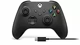 Microsoft Controller Wireless per Xbox, Nero Carbone + Cavo USB-C