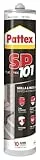 Pattex Sigillante Polimerico SP101, Sigilla e Incolla, Multimateriale, Elevate Prestazioni, Aderisce su Superfici Umide, Resiste ai Raggi UV e Intemperie, Sigillante Bianco, Cartuccia da 280 ml