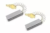 vhbw 2x Spazzole al Carbone per Motore 6,3mm x 11mm x 32mm per Aspirapolvere, Affettatrice, ecc.
