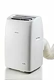 Ariete Polar 14, Climatizzatore Portatile 14000 btu/h, 220 Volt, Gas Naturale R290, Classe Energetica A, Bianco
