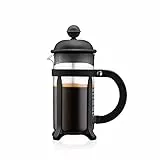 Bodum 1903 – 01 Java Caffettiera, 3 tazze, 0,35 l, mehrla Gig, Nero, 7,5 x 13,5 x 18,9 cm