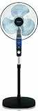 Rowenta VU4420 Essential+ Anti-mosquito, Ventilatore a Piantana, 3 Velocità, fino a 55 m3/min a Velocità massima, Funzione anti-zanzare Ergonomica, Compatto, Nero