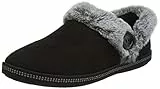 Skechers Cozy Campfire, Pantofole Donna, Nero, 41 EU