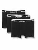 Lacoste 5H3389 Boxer Shorts, Noir, XL (Pacco da 3) Uomo