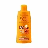 Bottega Verde - SOL Ibisco Argan - Latte corpo - esalta l'abbronzatura - protezione alta SPF30 (200 ml) - water resistant