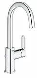 GROHE BauEdge Miscelatore Monocomando per Lavabo, Cromo, Taglia L 23760000