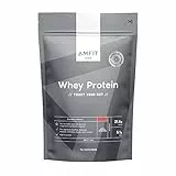 Marchio Amazon - Amfit Nutrition Proteine del siero del latte in polvere, Gusto fragola, 2.27kg