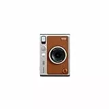 Fujifilm instax mini Evo Brown- Fotocamera Ibrida a Sviluppo Istantaneo, Stampante per Smartphone, Design Analogico, 100 Combinazioni di Effetti, Dimensioni Stampa 86 mm x 54 mm