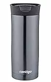 Contigo Huron Snapseal, Tazza termica da viaggio, in acciaio inox, con coperchio facile da pulire, 470 ml