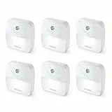 Onsinn Luci notturne per bambini,luce notturna da presa a led con sensore,punto luce led punto luce notturna,luce notte bambini confezione da 6