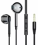 Bovelt Cuffie con cavo – Auricolari in-ear con microfono e controllo del volume – Cuffie da 3,5 mm – per Galaxy, Huawei, iPhone, pods e altri dispositivi audio ecc