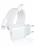 Certificato Mfi - Caricatore 20W ,Caricabatterie Rapido con 3M cavo USB‑C a Lightning ,Power Delivery Alimentatore Compatibile con iPhone 13/13 Pro Max/12/12 Pro/SE/11/XR/XS Max/X/8/7/iPad