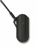 Victorinox, custodia in pelle con cordoncino per coltellini svizzeri Classic SD, multicolore, 70 mm
