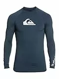 Quiksilver Rash Vest UPF 50 a Maniche Lunghe all Time Männer L
