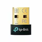 TP-Link Adattatore Bluetooth Usb 2.0 Dongle Bluetooth 5.0 Ub500, Trasferimento Wireless Per Pc, Stampanti, Altoparlanti Ecc, Compatibile Con Windows 11, 10, 8.1, 7, Nero