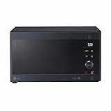 LG MH6565CPW Microonde con Grill e Display Digitale, 25 Litri 1000 W, Microonde LG con Funzione Smart Inverter e EasyClean, Cucina Più Veloce, Mantiene Sapore e Nutrienti, Colore Nero