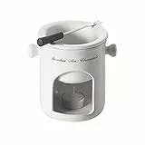 Excelsa Servizio Fonduta Cioccolato, 7 Pezzi, Ciok, Bianco