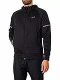 Under Armour Felpa con Cappuccio da Uomo Armour Fleece Storm Full Zip Top in Pile, Nero, XS