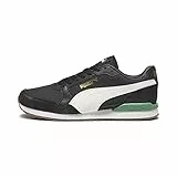 PUMA St Runner 75 Anni, Scarpe da Ginnastica Unisex-Adulto, Nero Bianco Caldo Archivio Verde, 44 EU