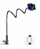TRYONE Supporto Cellulare, Porta Cellulare da Tavolo Letto - Collo Oca Supporto Regolabile per iPhone, Telefono, Samsung, Huawei, Google Pixel e Altri Smartphone, Lunghezza Complessiva 90cm/35 Pollic