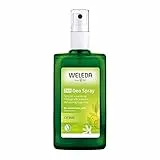 Weleda Deodorante Spray Limone, fresco profumo e 24h di efficace protezione, con puri oli essenziali naturali di limone e litsea-cubeba, senza sali d'alluminio (1X100 ml)