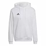 adidas ENTRADA 22 Sweat, Felpa con Cappuccio Unisex-Adulto, Bianco Nero, M