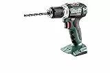 Metabo 602326840 602326840 - Trapano avvitatore senza spazzole a batteria 18 V Ah Li-Ion BS 18 L BL con valigetta MetaLoc, 1 V, nero