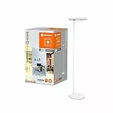 LEDVANCE SUN@HOME LED lampada da terra bianca con WIFI 40 cm di larghezza e 180 cm di altezza, 41W, 2000 Lm, luce del sole al camino(2200-5000K), CRI95, stand luce con Alexa, google o operare app