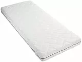Amazon Basics, Materasso in schiuma comfort a 7 zone, medio-rigido (H3), 80 x 190 cm