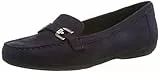 Geox D Annytah Moc A, Mocassini Donna, Blu (Dk Blue), 35 EU