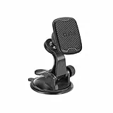 SBS Supporto telefono per auto ARIZONA, portacellulare universale da parabrezza e cruscotto, supporto auto magnetico con ventosa e 2 piastre metalliche incluse