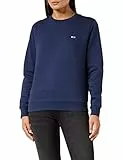 Tommy Jeans Felpa Donna TJW Regular senza Cappuccio, Blu (Twilight Navy), S