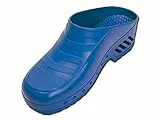 Gima - Zoccoli Professionali, Anatomici, Unisex, Antiscivolo, Antistatici, Tomaia Non Forata, Suola Forata, Colore Blu Elettrico, Misura 42 EU, 1 Paio