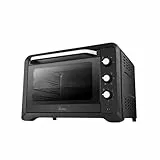 ARDES AR6238PB, Fornetto Elettrico Ventilato Capienza 38 Litri 6 Funzioni Cottura Timer Doppio Vetro Con Accessori Pareti Antiaderenti