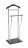 HAKU Möbel servomuto, MDF, cromo-nero, L 45 x P 30 x A 110 cm