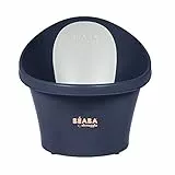 Beaba by Shnuggle Baby Bagnetto con supporto a urto e comodo schienale in schiuma, include pratico tappo, 0-12 mesi