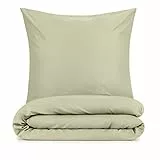 Blumtal Copripiumino Matrimoniale in Microfibra, Set Completo Copripiumino Matrimoniale con 2 Federe Cuscini Letto, 240 x 220 & 40 x 70 (2x), Verde Oliva