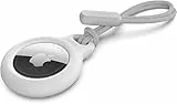 Belkin Custodia per AirTag con laccetto (Secure Holder, guscio protettivo antigraffio per Air Tag) – Bianco