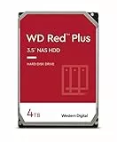 Western Digital WD Raudona Plus 4TB SATA 6Gb/s 3,5 pollici 258 MB - Cache interna HDD Bulk