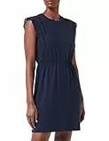 Vero Moda Vmhollyn SL Abito Corto in Pizzo Noos Vestito, Giacca Blu Navy, M Donna
