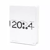 BE YOU Extra White - Diario Scuola 2023-2024, 12 Mesi, Settembre 2023 - Agosto 2024, Agenda Scolastica con Sticker e Pagine per Sketch, con Copertina Trasparente, Formato Large 13,5 x 18,2 cm