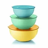Guzzini . Set 3 Contenitori Ermetici con Coperchio Everywhere 28cm 24cm 20cm Microonde Freezer Giallo Verde Blu