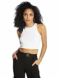 Urban Classics Da Donna, Incrociato, Top Bianco (White), S