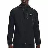 Under Armour Giacca a Vento in Tessuto Elasticizzato Maniche Lunghe, Nero, XL Uomo
