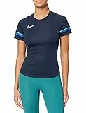 Nike Academy 21 - Maglia da allenamento da donna, Donna, Maglia da donna., CV2627-453, Ossidiana/bianco/blu/bianco, S