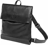 Moleskine - Zaino Classic con Chiusura a Ribalta, Zainetto Morbido Porta Pc fino a 12'', Dimensioni 32 x 38 x 5.5 cm, Colore Nero