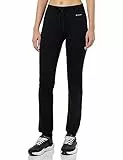 Champion Athletic Athletic C-Sport W - Cotton Lycra Cuffed Pantaloni da Tuta, Nero, Donna FW23