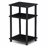 Furinno Tavolino da Salotto a 3 ripiani, Americano/Black