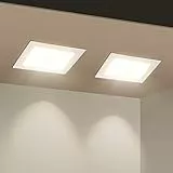 Aigostar Downlight Da Incasso a LED,18W Equivalente a 183W, Daylight 4000K,Bianco,Faretti LED,Oblò a LED,Ф190-200mm,Confezione Da 2