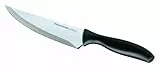 Tescoma 862042 Sonic Coltello Cuoco, Acciaio Inossidabile, Nero, 18 cm, 1 Pezzo